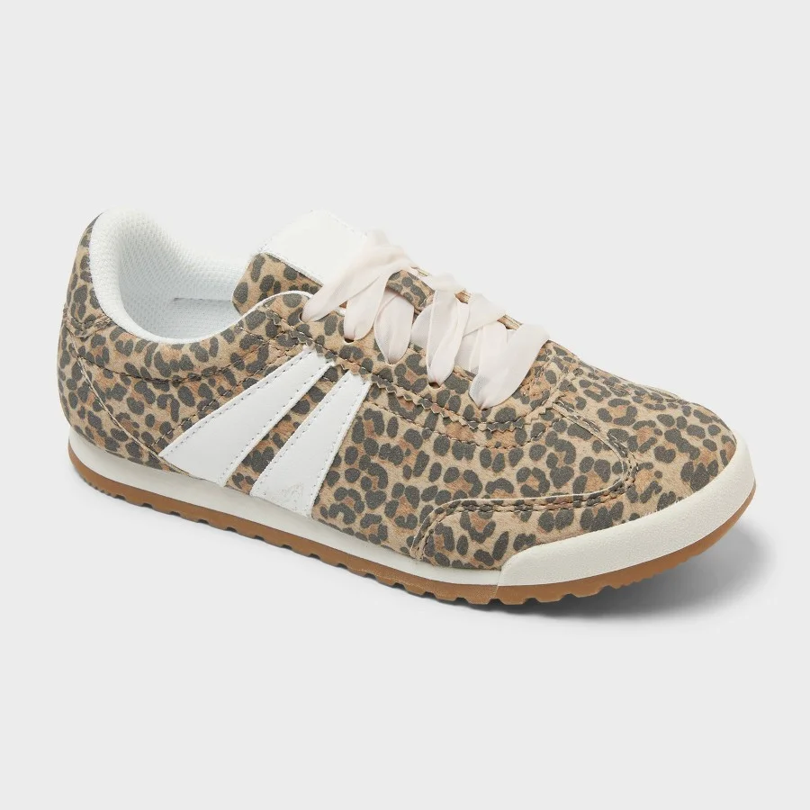 Multicolor Cat & Jack kids Thatcher jogger lace-up sneakers on a white background