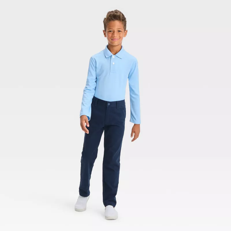 Cat & Jack Boys' Skinny Fit Uniform Pants